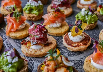 Different types of finger food